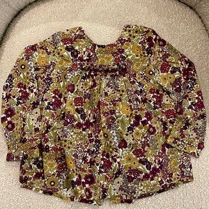 Bonpoint embroidery blouse
